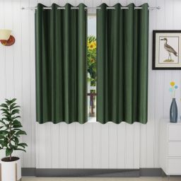 152 cm (5 ft) Polyester Semi Transparent Window Curtain (Pack Of 2)-11