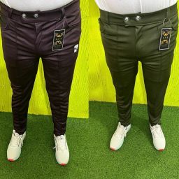 Pack of 2 Men Regular Fit Multicolor Lycra Blend Trousers-image-48