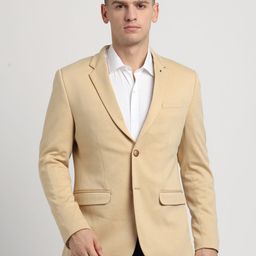 turtle Men Solid Single Breasted Casual Blazer-picture-25