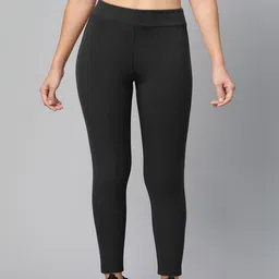 Reebok Women Black Solid Training Workout Ready PP Tights-image-96