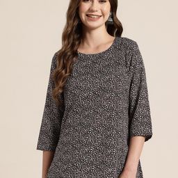 HERE&NOW Floral Printed Kurti-10
