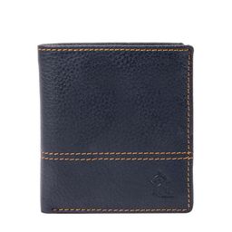 Kara Men Navy Genuine Leather Wallet-image-10