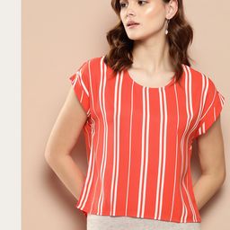 her by invictus Striped Extended Sleeves Top-image-71