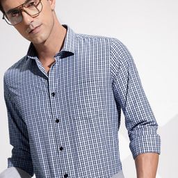encore by INVICTUS Checked Formal Shirt-image-38