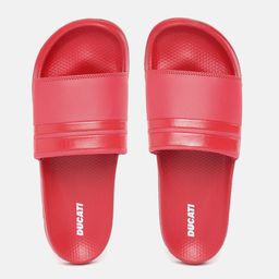 Ducati Men Striped Textured Sliders-picture-6
