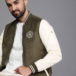 Allen Solly Men Solid Varsity Jacket-image-51