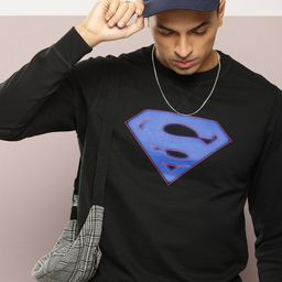 Kook N Keech Men Superman Printed Sweatshirt-image-7