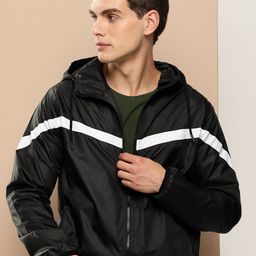 INVICTUS Striped Hooded Sporty Jacket-image-37