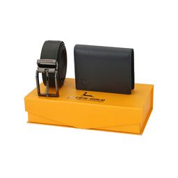 Pacific Gold Men Blue, Brown & Black Accessory Gift Set-image-78