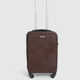 Teakwood Leathers LADAKH Textured Hard Sided Cabin Size Trolley Bag 38L-image-51