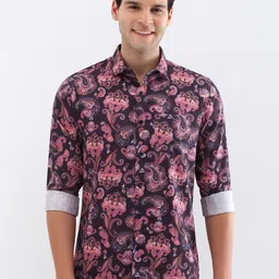 Allen Solly Men Slim Fit Opaque Printed Casual Shirt-picture-28