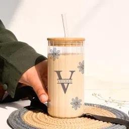Personalized Aesthetic Flower Sipper - 500 ML-image-92