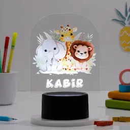 Cute Animals Personalized LED Lamp For Kids-image-5
