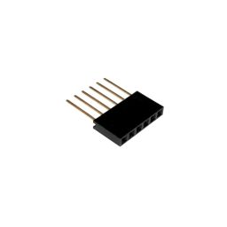6 Pin Female Stackable Header 11mm tall stackable Header Connector for Arduino Prototyping Shield Connector - RS37496 Pin Female Stackable Header 11mm tall stackable Header Connector for Arduino Prototyping Shield Connector - RS3749-15