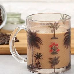 India Circus By Krshna Mehta Multi Glass Printed Mugs-image-17