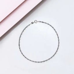 Zavya 92.5 Sterling Silver Inflexible Anklets for Women-picture-39