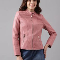 Latin Quarters Pink Biker Jacket-picture-18