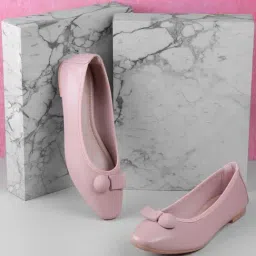 Metro Women's Pink Ballerina Shoes-picture-1