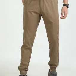 NEVER NEUD Men Relaxed Joggers Trousers-image-76