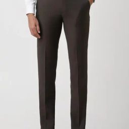 Van Heusen Brown Slim Fit Trousers-image-89