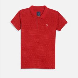 Allen Solly Boys Red Printed T-shirt-image-46