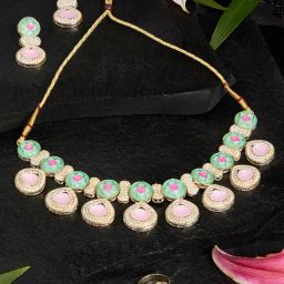 Zaveri Pearls Enamel/Meenakari Multi Alloy Sets-89