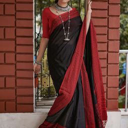 AMRUTKALA SAREES Woven Design Banarasi Saree-image-85