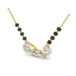 Waman Hari Pethe Jewellers 18k Gold & Diamond Mangalsutra for Women-image-48