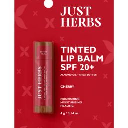 JUST HERBS Tinted Lip Balm SPF 20+ Cherry - 4 gm-image-71