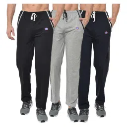 Vimal Jonney Multicolor Regular Fit Trackpants - Pack of 3-image-13
