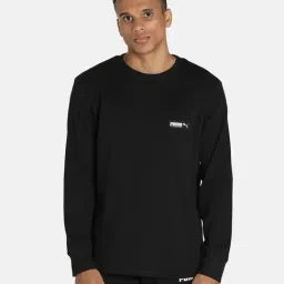 Puma Black Round Neck Sweatshirt-picture-26
