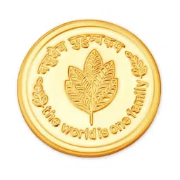 Mia by Tanishq Mango Leaf 22k (916) 1gm Gold Coin-image-15