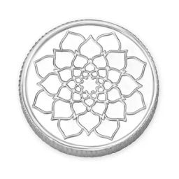 Mia by Tanishq Lotus 999 25gm Silver Coin-image-29