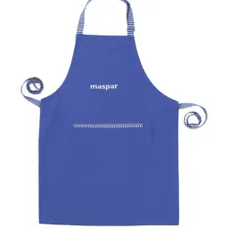 Maspar Blue 100% Cotton 225 GSM Apron - Single Piece-37