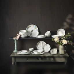 Corelle Asia Fairy Flora 22.9cm Square Round Medium Plate Pack of 6-image-42