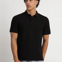 Reebok Black Regular Fit Sports Polo-picture-33