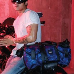Monkey Troopers Blue Roam Camo Duffle Bag-picture-6