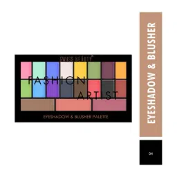 SWISS BEAUTY Fashion Artist Eyeshadow & Blusher Palette Shade 4 - 28 gm-27