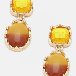 Sohi Gold Plated Party Designer Stone Drop Earrings-image-86