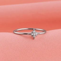 GIVA 92.5 Sterling Silver Polaris Ring-image-64