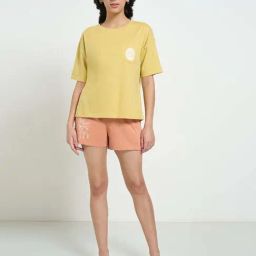 Dreamz by Pantaloons Hemp Shorts Set-image-0