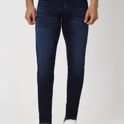 Peter England Navy Skinny Fit Jeans-picture-17