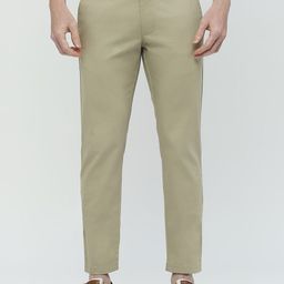 Basics Men Slim Fit Trousers-image-94