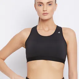 ATHLISIS Black Workout Bra Lightly Padded-41