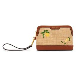 Miraggio Sienna Beige Woven Medium Pouch-picture-39