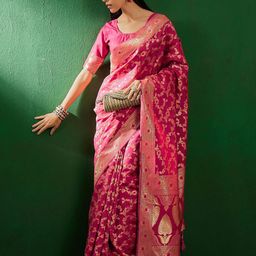 Suha Woven Design Zari Art Silk Banarasi Saree-image-118