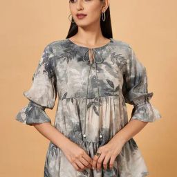 Marigold Lane Grey Floral Print Top-picture-15