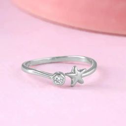 GIVA 92.5 Sterling Silver Starry Dusk Ring-image-31