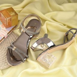 DIVASTRI Embellished Block Sandals-45