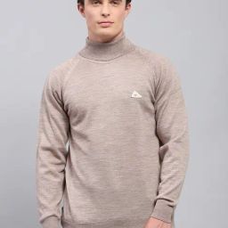 Monte Carlo Beige Regular Fit Pullover-image-94